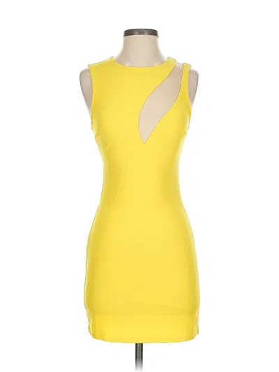 Pre-owned Hours New York Cocktail Dress In Yellow