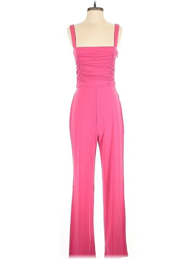 Pre-owned Hours New York Jumpsuit In Pink
