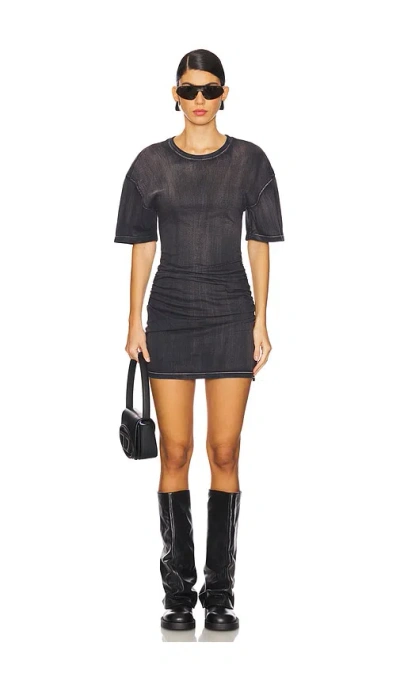 H:ours Reese Mini Dress In 스톤 그레이