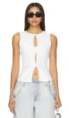 H:ours Rhyan Top In White