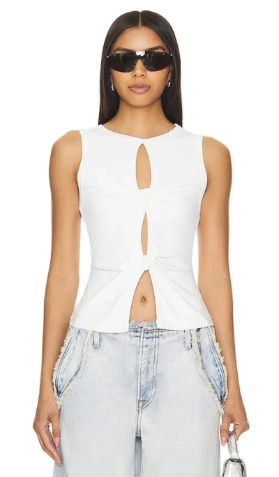 H:ours Rhyan Top In White