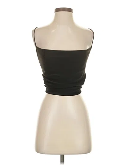 Pre-owned H:ours Sleeveless Top Black Strapless Neckline Tops