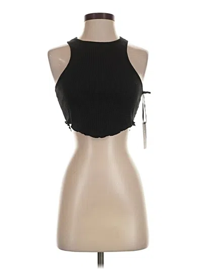 Pre-owned H:ours Tank Top Black Halter Neckline Tops