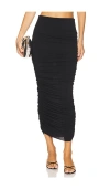 H:ours X Maggie Macdonald Arella Midi Skirt In 블랙