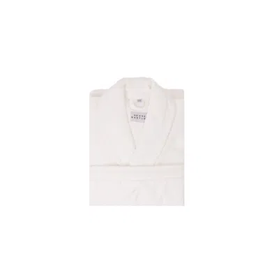 House Babylon Bathrobe - Velour White