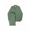 House Babylon Blue Tencel Set - Dusty Green In Blue