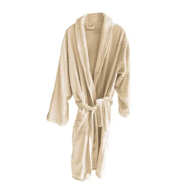 House Babylon Green Bathrobe - Velour Geo Triangle