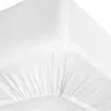 House Babylon King Fitted Sheet - White In White