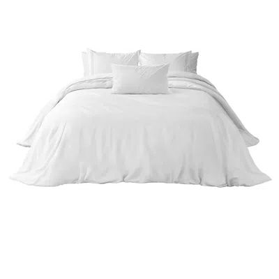 House Babylon White The Cairo Collection Silver Stripe - Super King