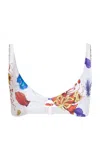 HOUSE OF AAMA EXCLUSIVE JOAN PRINTED BIKINI TOP