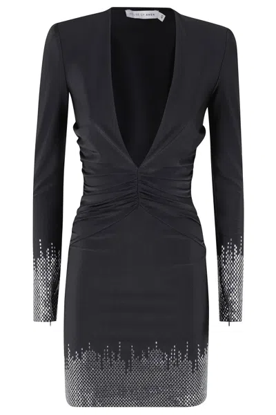 House Of Amen Lycra Dress In Black