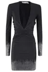 House Of Amen Lycra Dress In Black