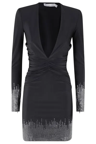 House Of Amen Lycra Dress In Black