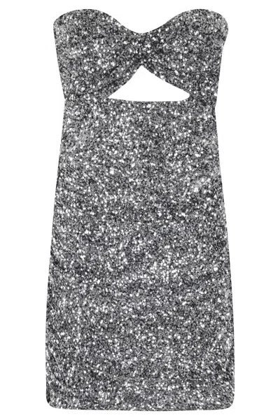 House Of Amen Paillettes Mini Dress