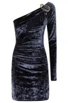 House Of Amen Velvet Dress With Buckle