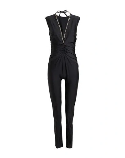 House Of Amen Woman Jumpsuit Black Size 8 Polyamide, Elastane