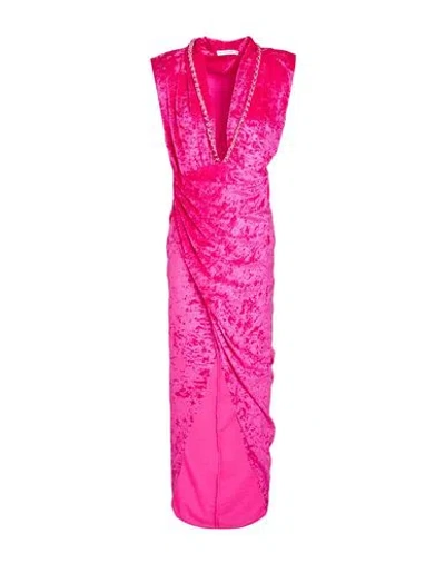 House Of Amen Woman Maxi Dress Fuchsia Size 8 Polyamide, Elastane