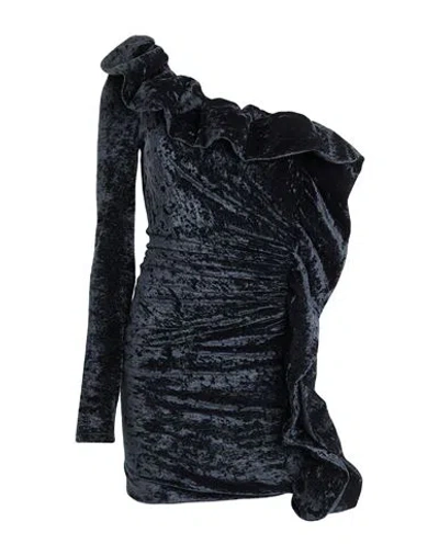 House Of Amen Woman Mini Dress Black Size 4 Polyamide, Elastane