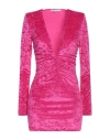House Of Amen Woman Mini Dress Fuchsia Size 2 Polyamide, Elastane In Pink