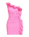 House Of Amen Woman Mini Dress Fuchsia Size 8 Polyamide, Elastane In Pink