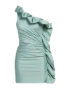 House Of Amen Woman Mini Dress Light Green Size 8 Polyamide, Elastane