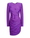 House Of Amen Woman Mini Dress Purple Size 8 Polyamide, Elastane