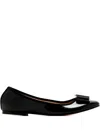 House Of Ballerinas Aurore Ballet Flats In Black
