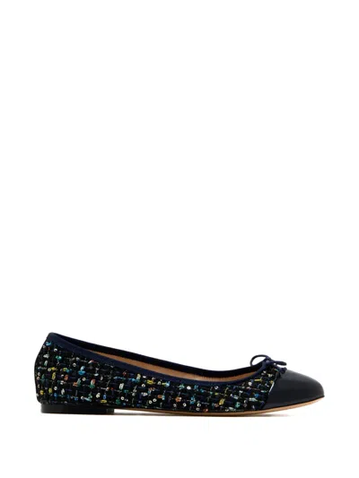 House Of Ballerinas Constance Ballet Flats In Black