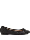 House Of Ballerinas Quilted Leather Ballet Flats