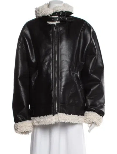 Pre-owned House Of Campbell Biker Jacket In Black