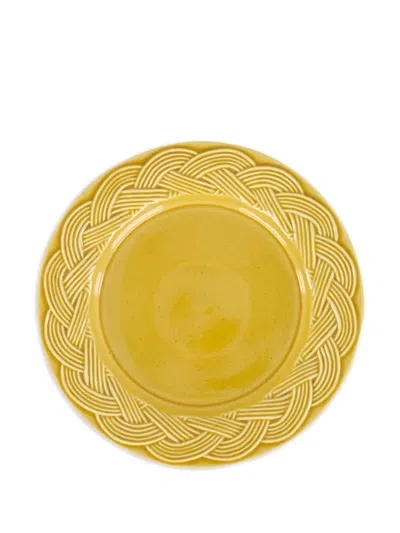 House Of Capricorn Ceramic Dessert Plate In Yellow