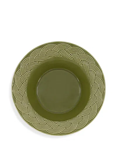 House Of Capricorn Ceramic Soup Plate In Green