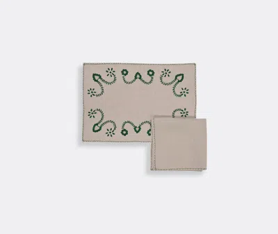 House Of Capricorn Table Linens Green Uni In Brown