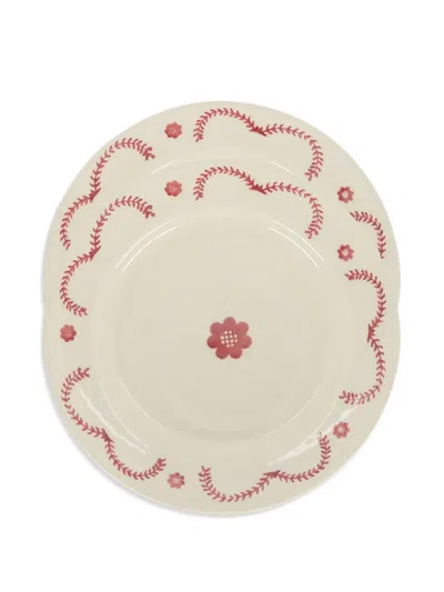 House Of Capricorn Viana Dessert Plate Set In White