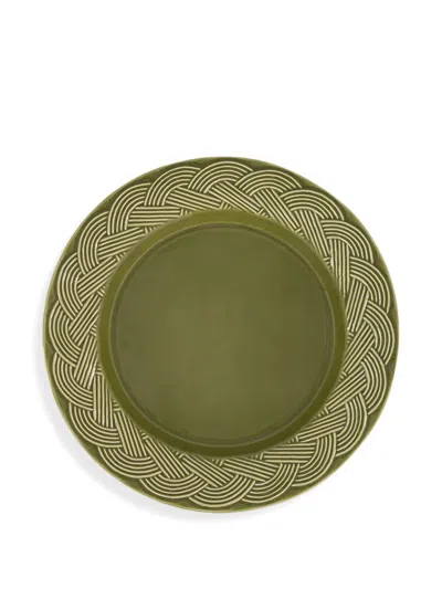 House Of Capricorn Vime Dinner Plate In Green