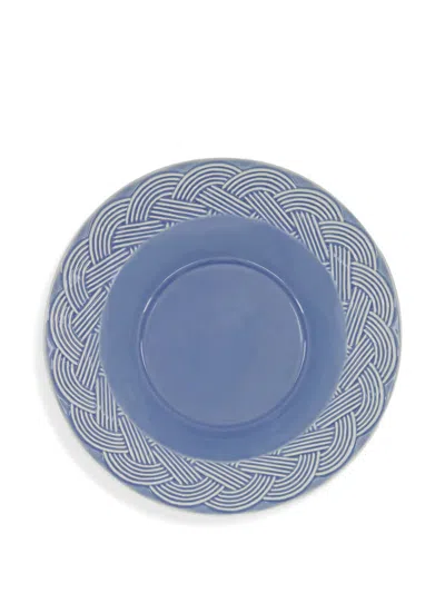 House Of Capricorn Vime Soup Plate In Blue