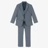 HOUSE OF CAVANI HOUSE OF CAVANI BOYS LIGHT BLUE WELLS SUIT