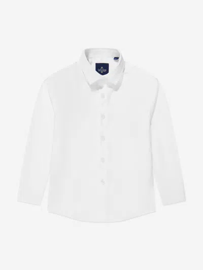 House Of Cavani Kids' Boys Miatti Long Sleeve Shirt In White