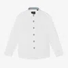 HOUSE OF CAVANI HOUSE OF CAVANI BOYS WHITE COTTON SHIRT