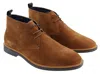 House Of Cavani Mens Tan Suede Lace Up Chukka Boots In Multi