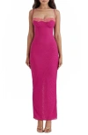 House Of Cb Aiza Underwire Cocktail Dress In Very Berry
