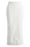 House Of Cb Antonie Cotton Broderie Anglaise Skirt In White