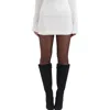 House Of Cb Asher Cotton & Cashmere Knit Miniskirt In Ivory