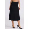 House Of Cb Asti A-line Sweater Midi Skirt In Black
