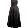 House Of Cb Audrey Strapless Fit & Flare Dress In Black