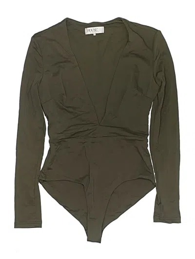 Pre-owned House Of Cb Bodysuit In Green