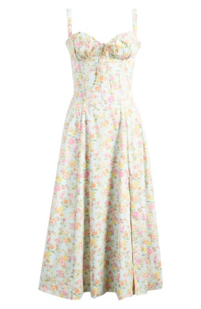 HOUSE OF CB HOUSE OF CB CARMEN BUSTIER SUNDRESS