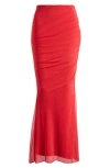 House Of Cb Cassidy Maxi Skirt In Hauted Red