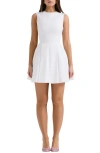 House Of Cb Claretta Sleeveless Minidress In White