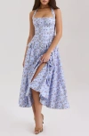 House Of Cb Claudia Floral Halter Midi Dress